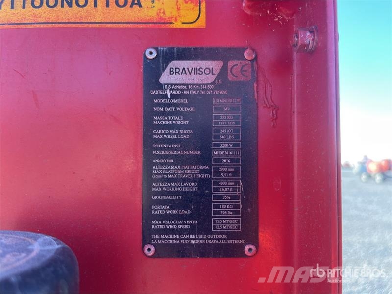Bravilor Lui mini hd outdoor Vertical Mast Lift Vertikalna dvigala