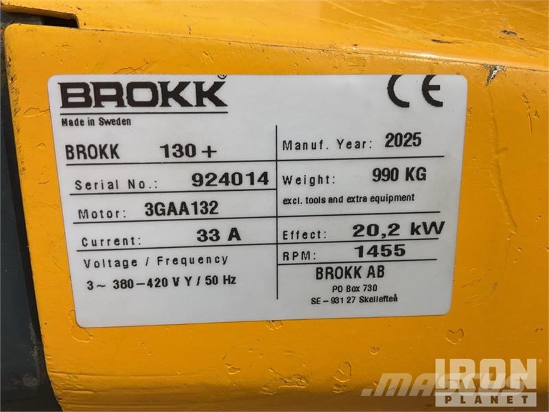 Brokk 130 Electric Demolition Robot 建設機械 - その他