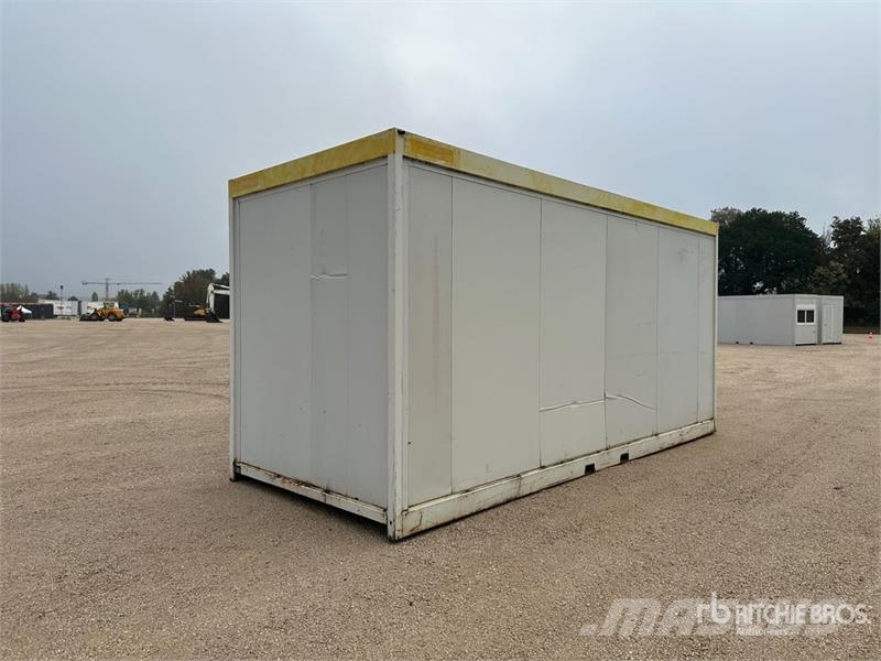  Bungalow De Chantier Roadwork Cabin Alte remorci