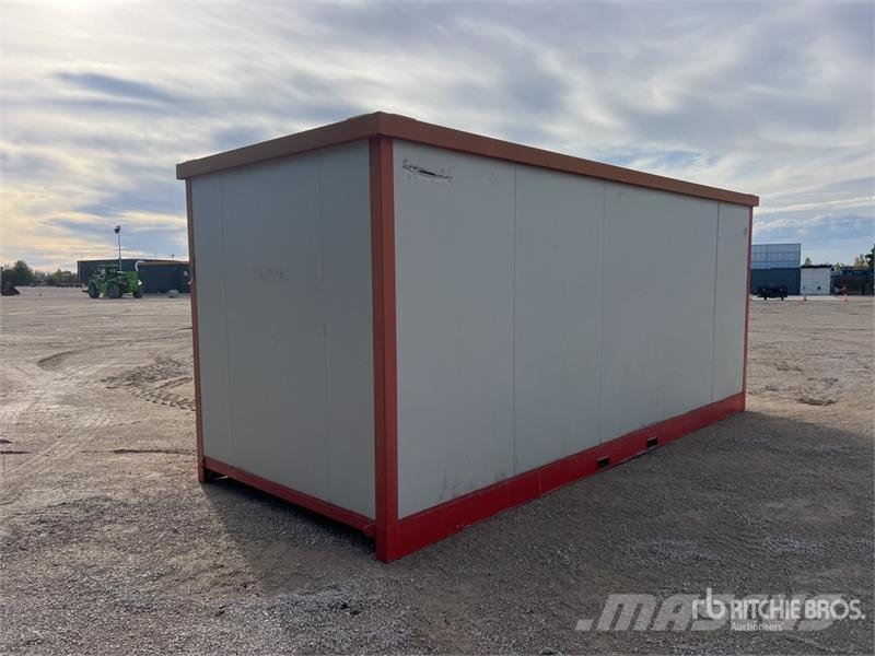 Bungalow De Chantier Roadwork Cabin Alte remorci