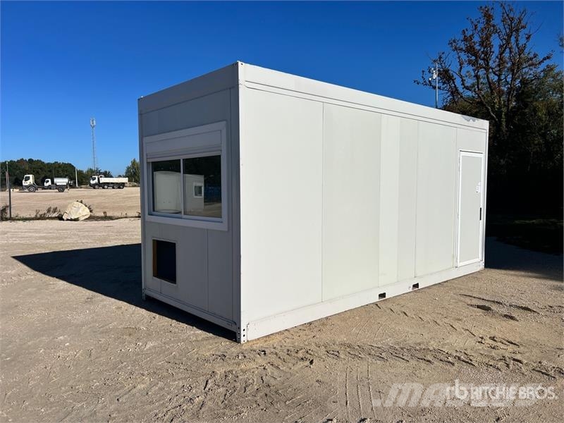  Bungalow De Chantier Roadwork Cabin Alte remorci