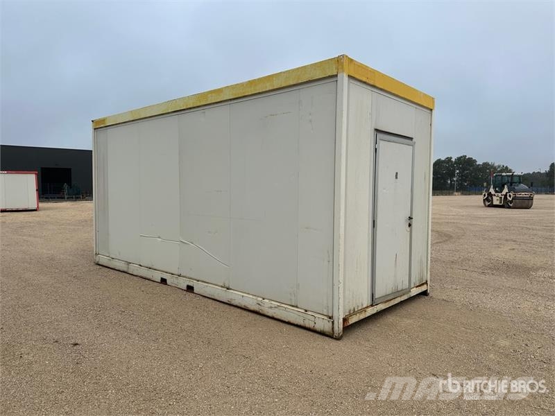  Bungalow De Chantier Roadwork Cabin Alte remorci