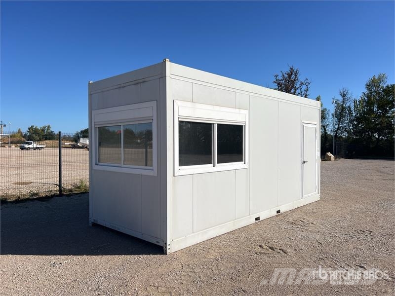 Bungalow De Chantier Roadwork Cabin Alte remorci