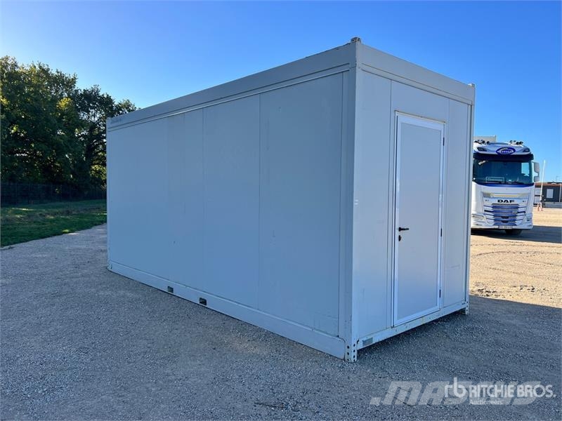  Bungalow De Chantier Roadwork Cabin Alte remorci