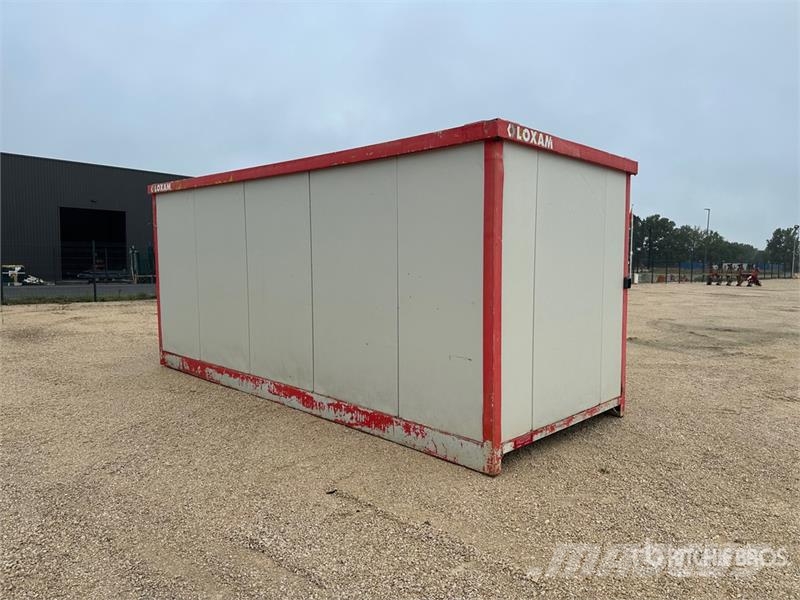  Bungalow De Chantier Roadwork Cabin Alte remorci
