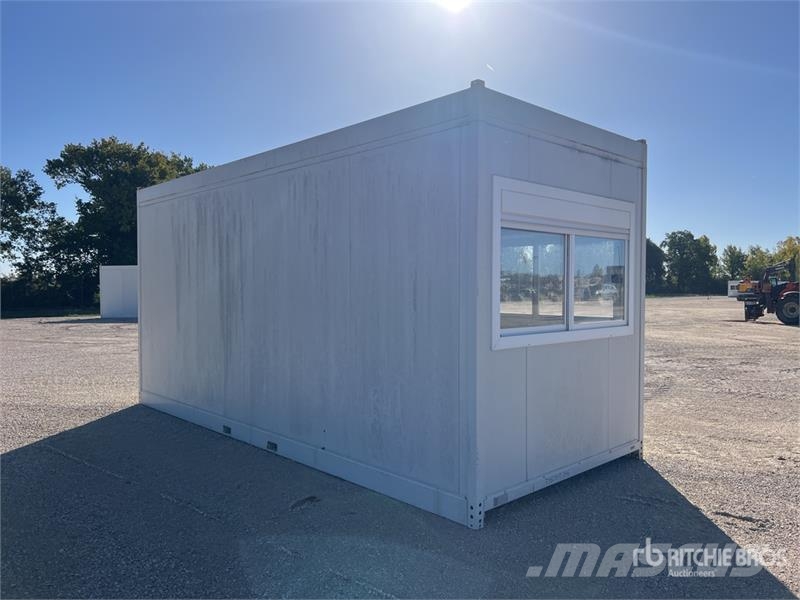 Bungalow De Chantier Roadwork Cabin Alte remorci
