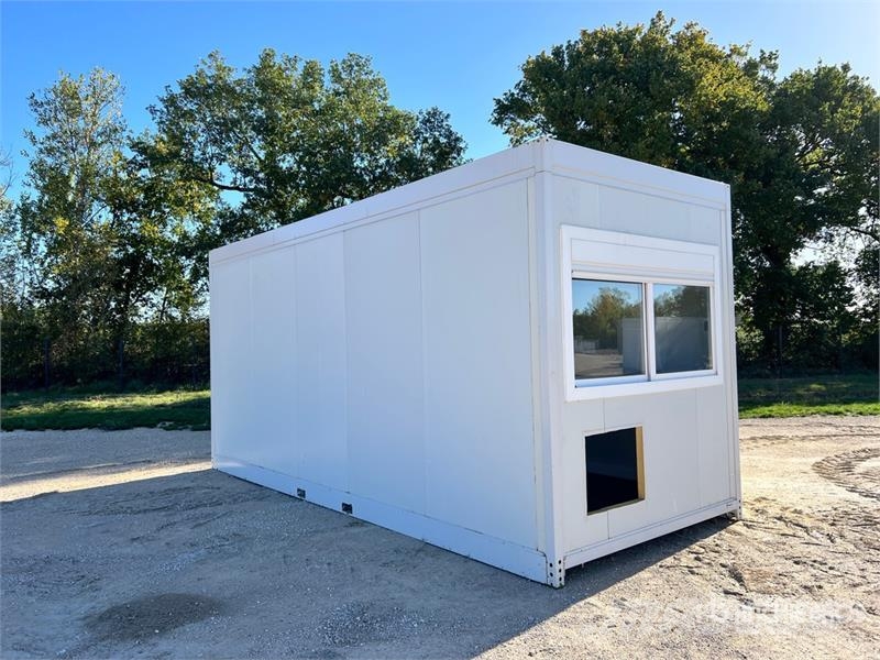  Bungalow De Chantier Roadwork Cabin Alte remorci
