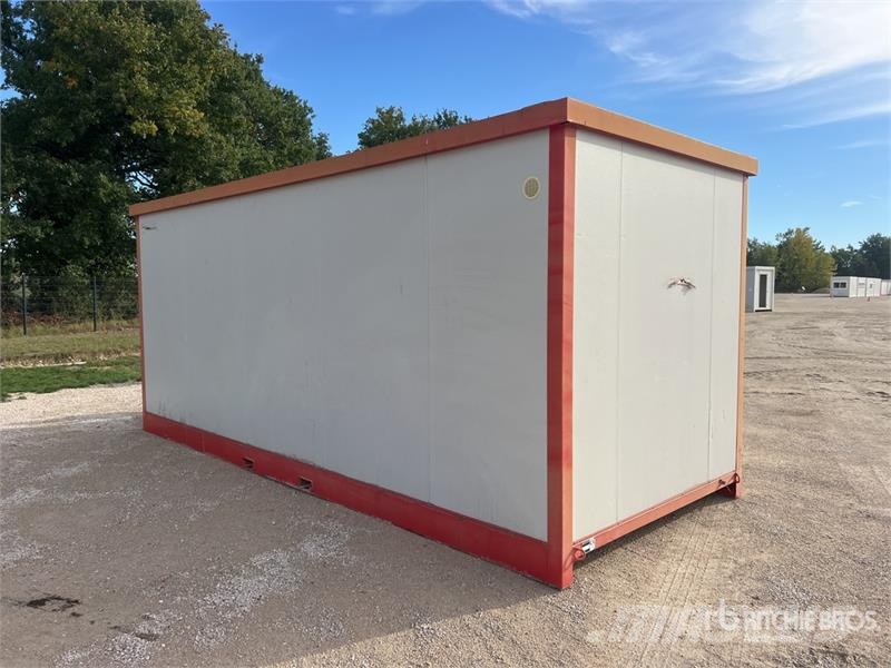 Bungalow De Chantier Roadwork Cabin Alte remorci