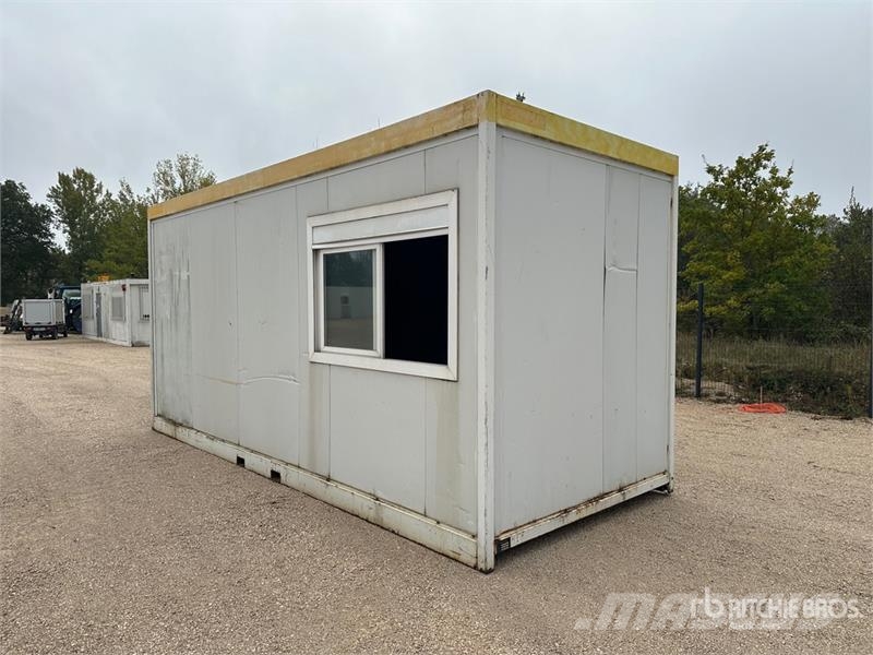  Bungalow De Chantier Roadwork Cabin Alte remorci