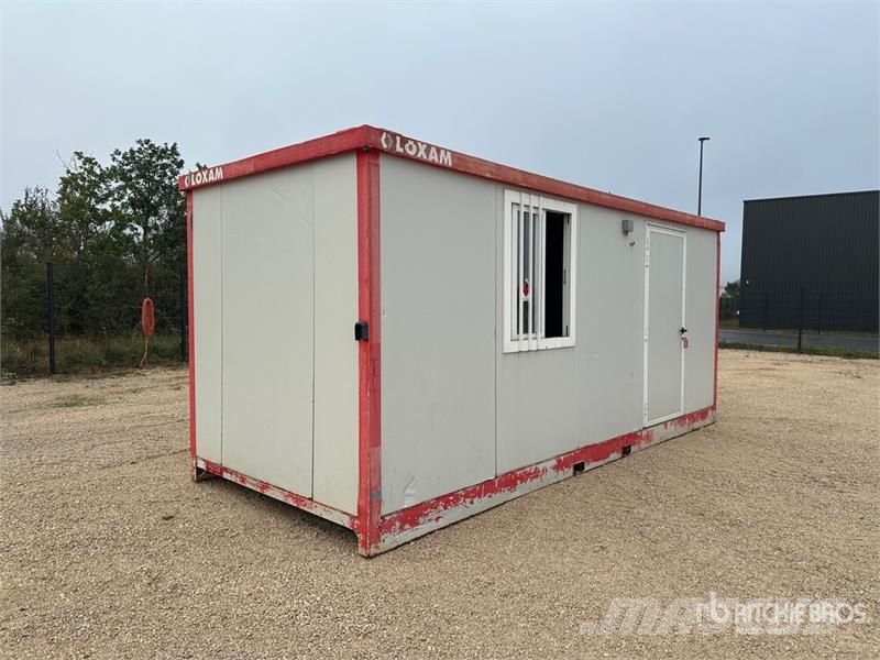  Bungalow De Chantier Roadwork Cabin Alte remorci