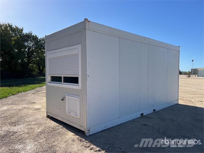  Bungalow De Chantier Roadwork Cabin Alte remorci