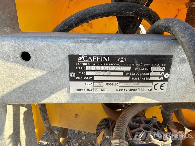 Caffini Genius 1000 3-Point Hitch Sprayer Çekilir pülverizatörler