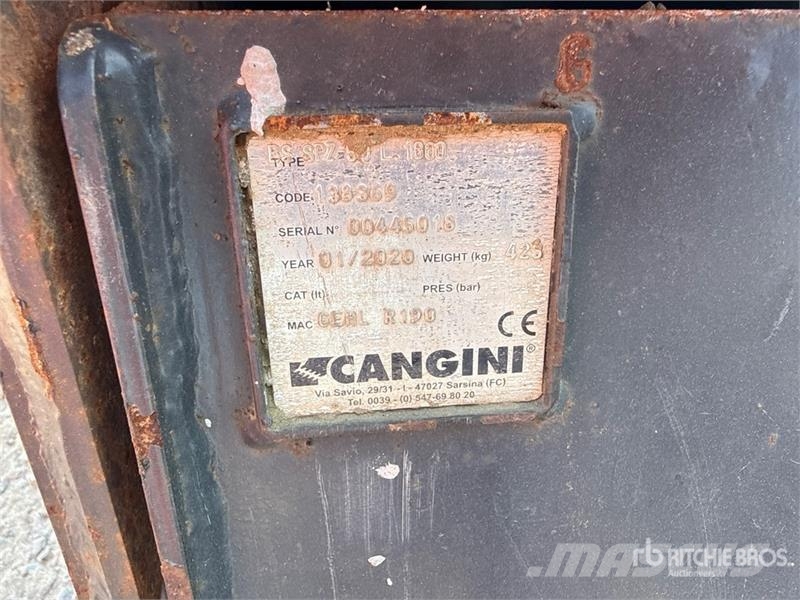 Cangini BS SPZ 50 L.1800 Skid Steer Broom - Fits Gehl R190 Bürsten