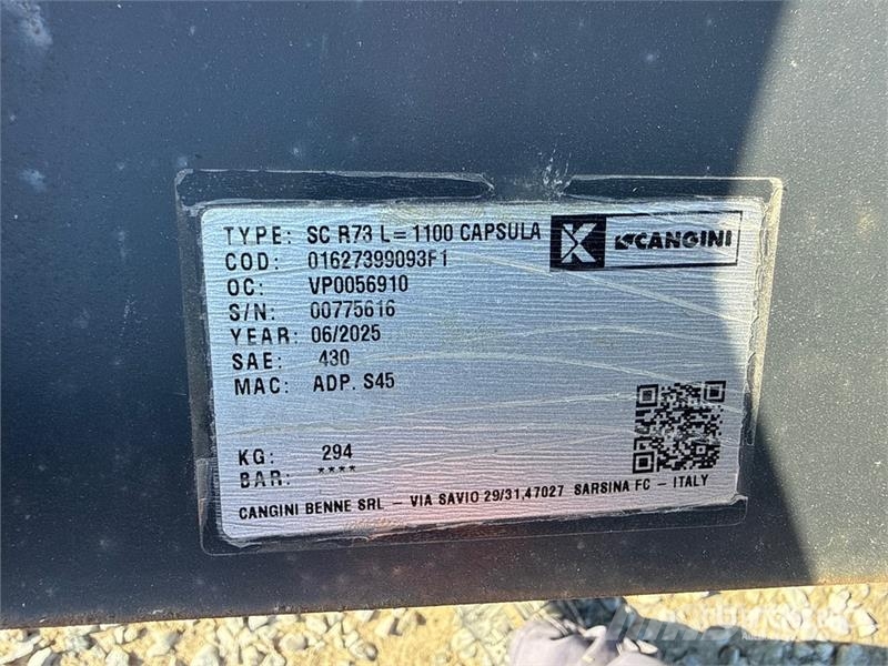 Cangini SC R73 L=1100 Excavator Bucket دلاء