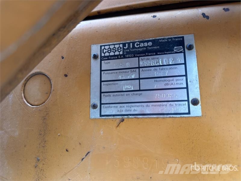 CASE 580G 4x4 Chargeuse Pelleteuse Backhoe Loader Rýpadlo-nakladače