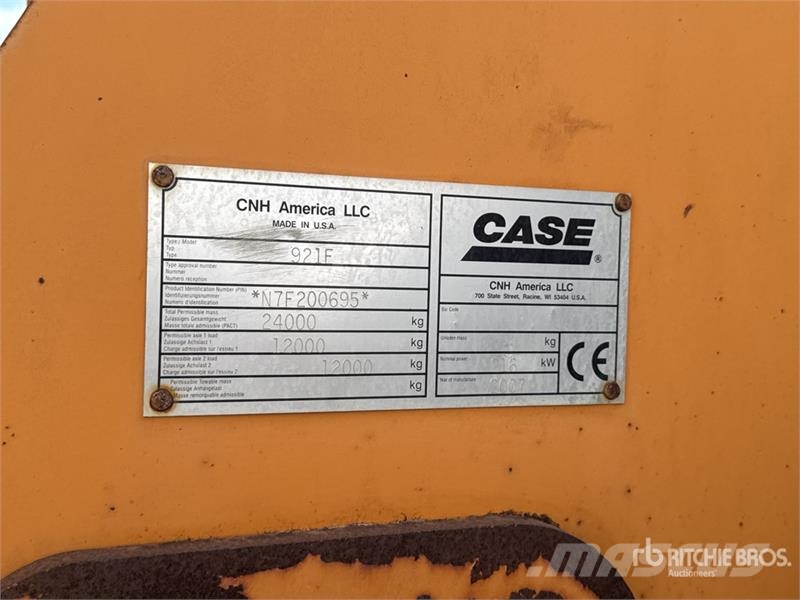 CASE 921F Chargeuse Sur Pneus Wheel Loader Wheel loaders
