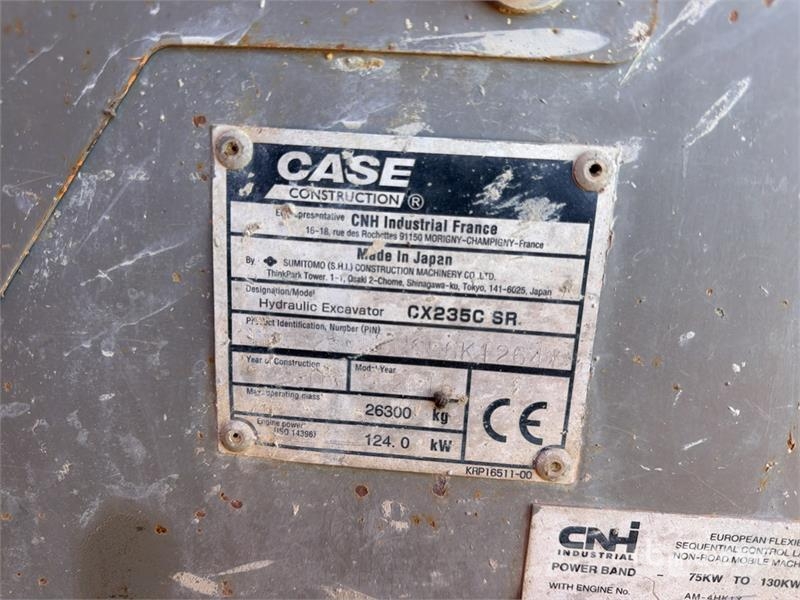 CASE CX235C SR Pelle Sur Chenilles Tracked Excavator 履带挖掘机