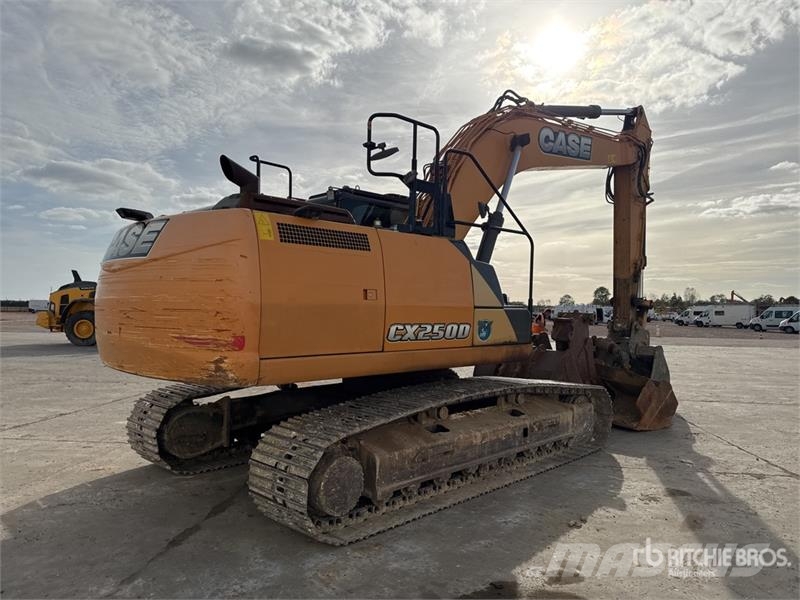 CASE CX250D Pelle Sur Chenille Tracked Excavator Bagri goseničarji