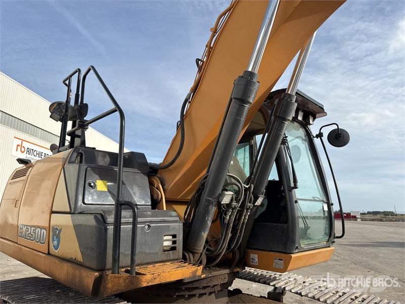 CASE CX250D Pelle Sur Chenille Tracked Excavator Bagri goseničarji
