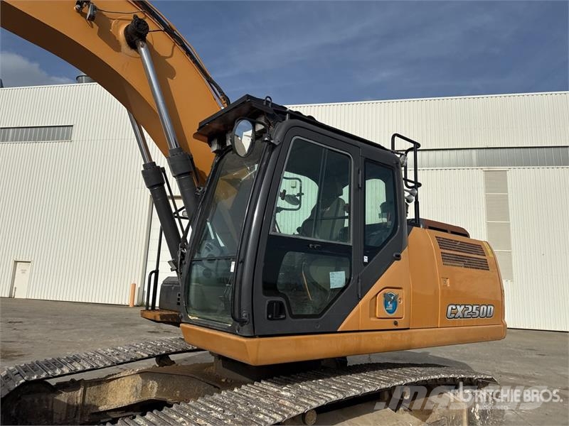 CASE CX250D Pelle Sur Chenille Tracked Excavator Bagri goseničarji