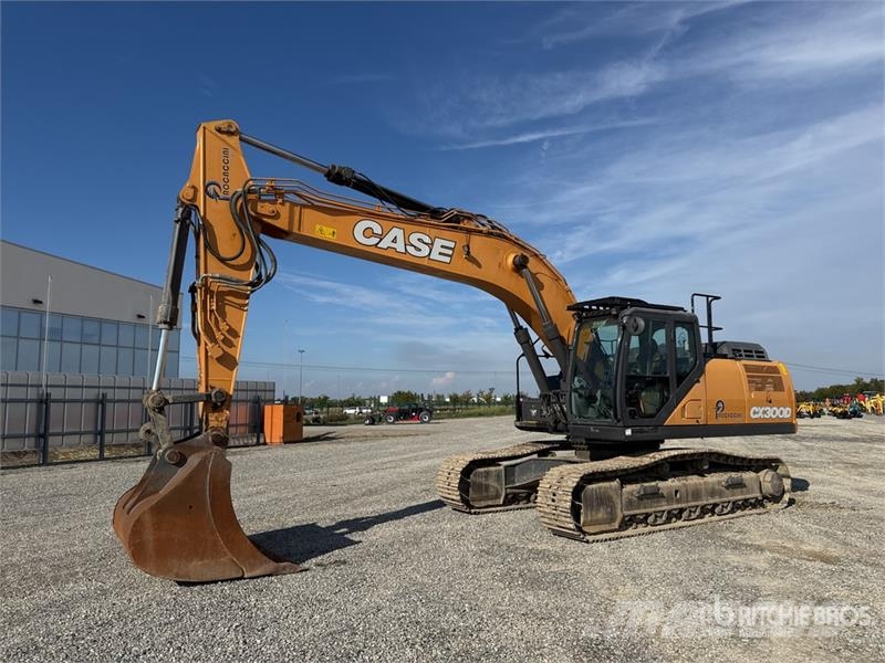 CASE CX300D Tracked Excavator Pásové rýpadlá