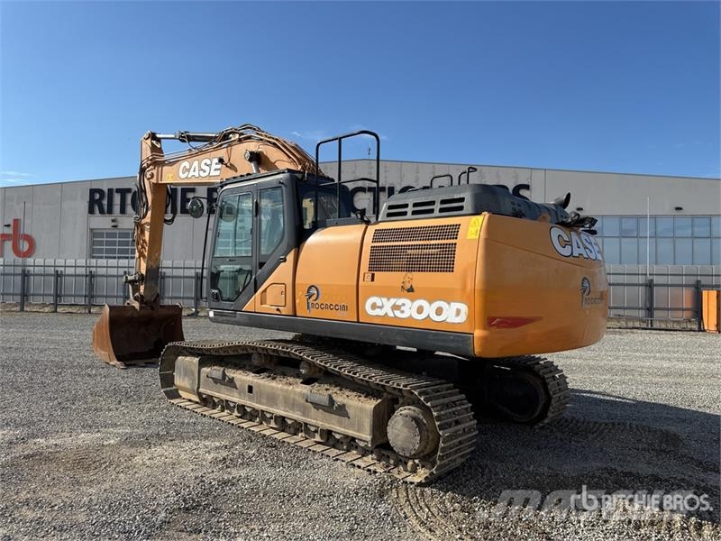 CASE CX300D Tracked Excavator Pásové rýpadlá