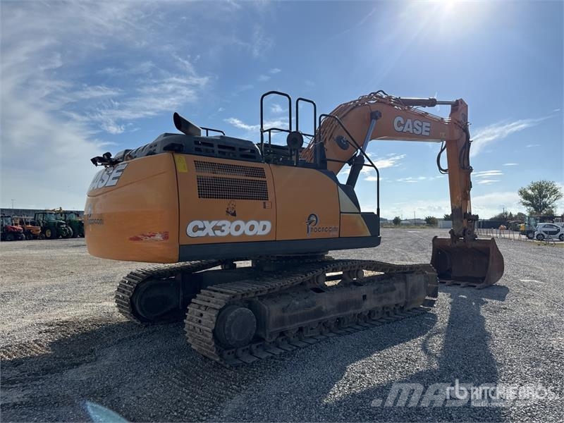 CASE CX300D Tracked Excavator Pásové rýpadlá