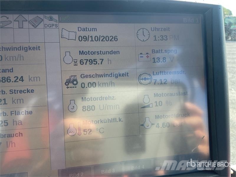 CASE Optum 270 CVM 4WD Tractor Traktoriai