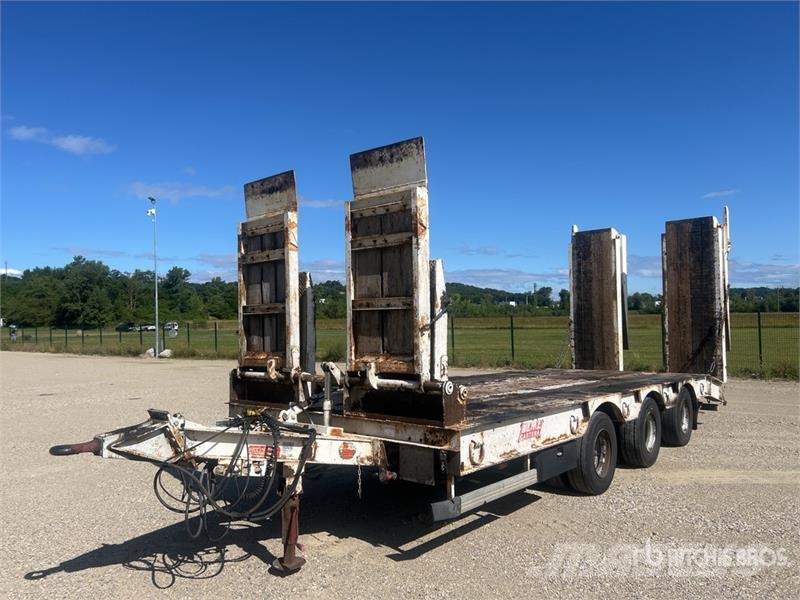 Castera 3TS24TSA Tri/A Remorque Porte-Engin 3 Essieux Lowb Remorque surbaissée