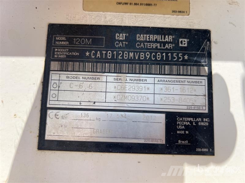 CAT 120M VHP Tiehöylät