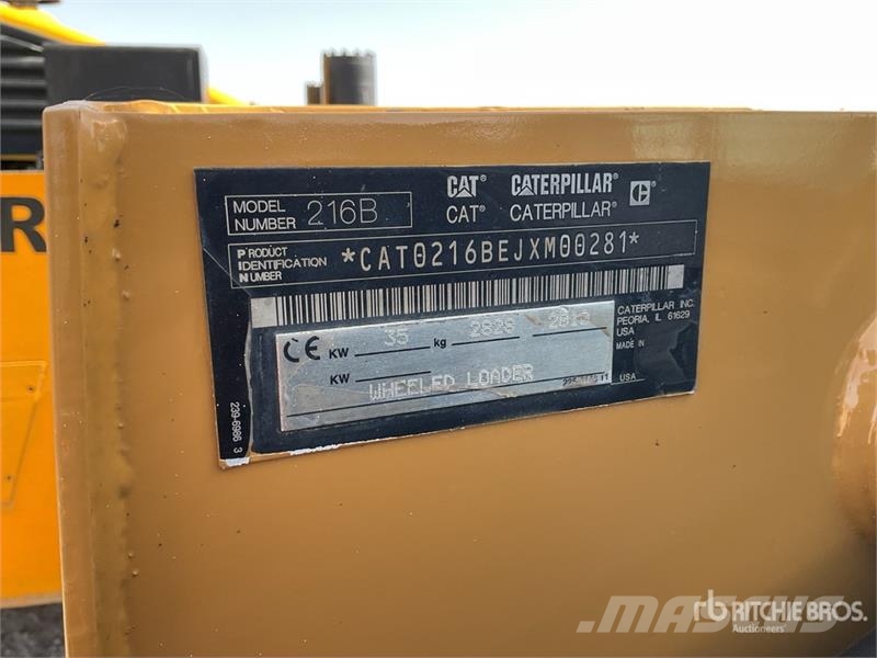 CAT 216B3 Mini incarcator