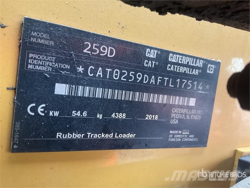 CAT 259D Schrankladers