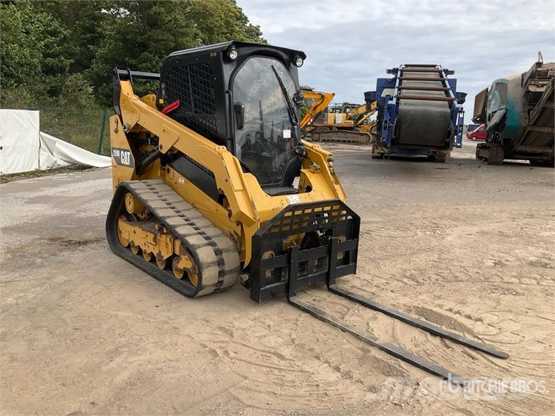 CAT 259D Tracked Skid Steer Loader Minilæsser - skridstyret