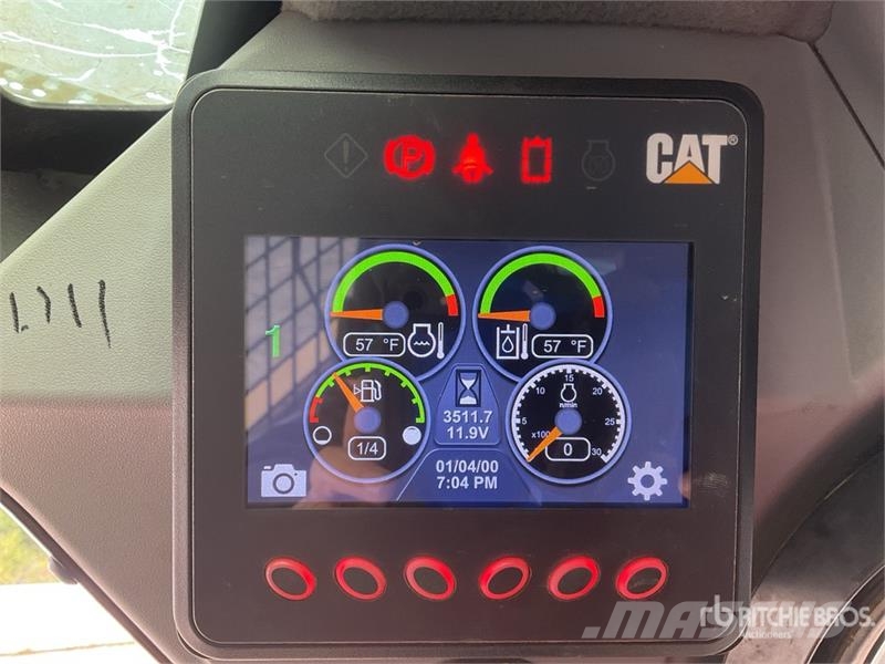 CAT 259D Tracked Skid Steer Loader Minilæsser - skridstyret