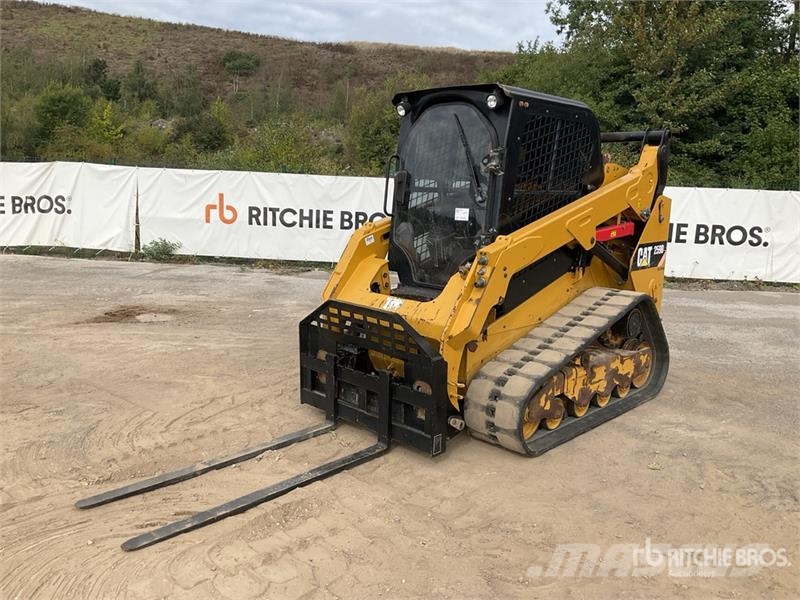 CAT 259D Tracked Skid Steer Loader Minilæsser - skridstyret