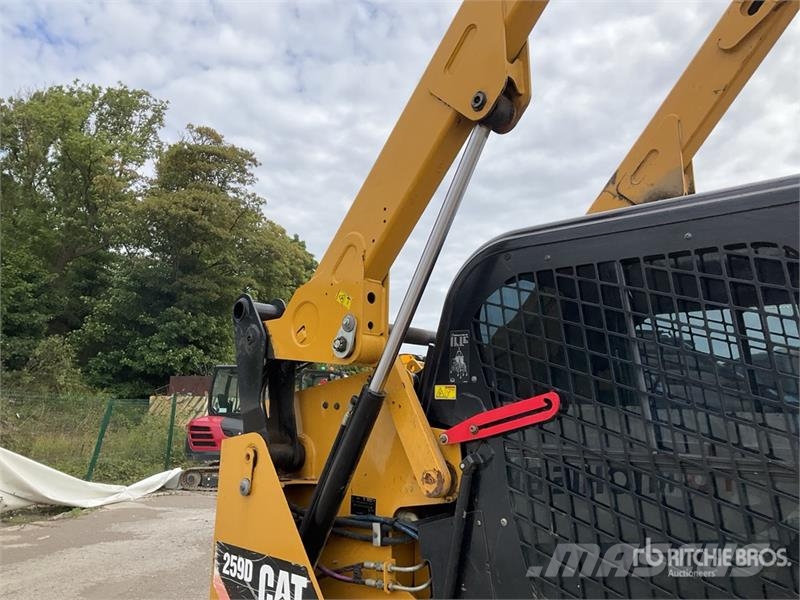 CAT 259D Tracked Skid Steer Loader Minilæsser - skridstyret