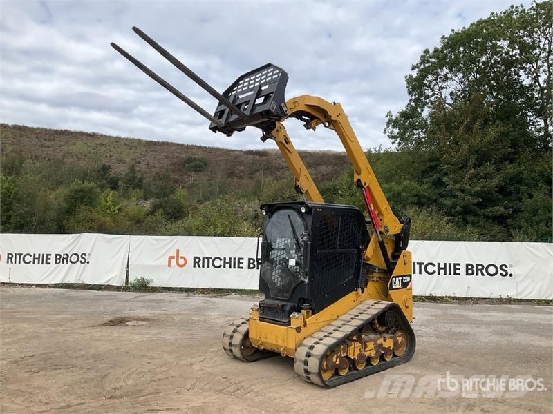 CAT 259D Tracked Skid Steer Loader Minilæsser - skridstyret
