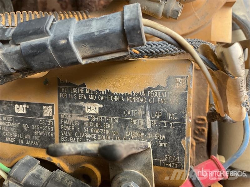 CAT 259D Tracked Skid Steer Loader Minilæsser - skridstyret