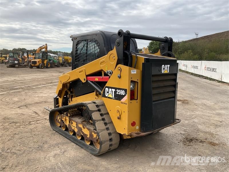 CAT 259D Tracked Skid Steer Loader Minilæsser - skridstyret