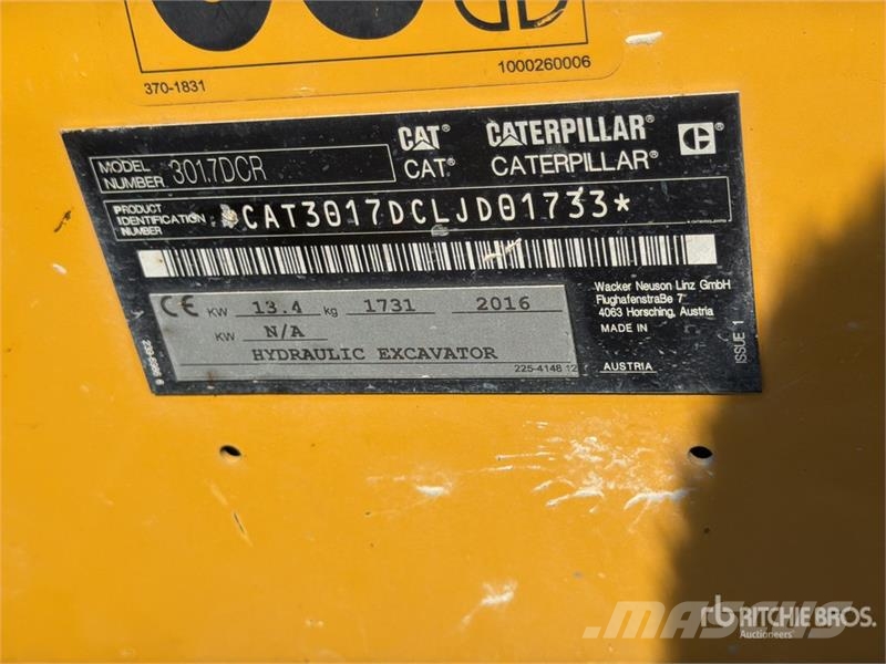 CAT 301.7D Miniescavadeiras < 7t (Mini escavadeiras)