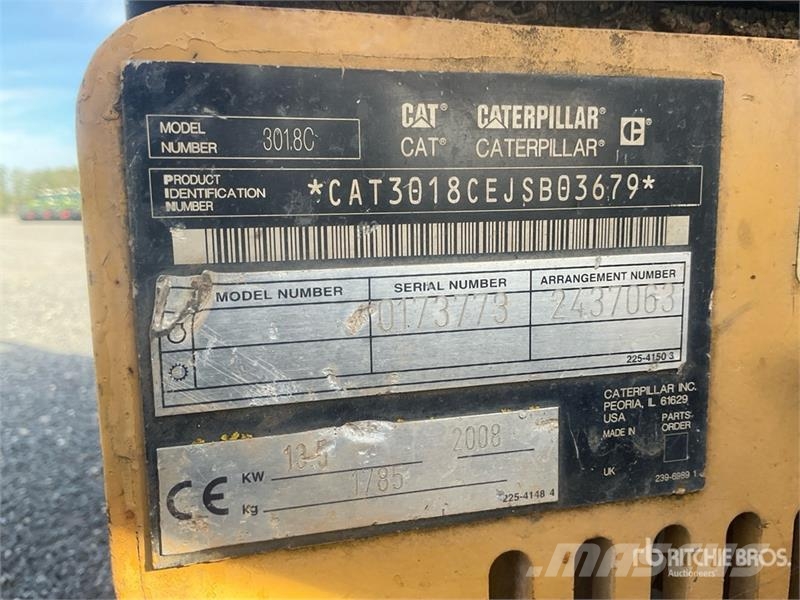 CAT 301.8C Mini Excavator Mini bagri <7t