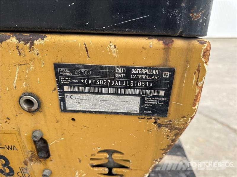 CAT 302.7D CR Mini kotrók < 7t