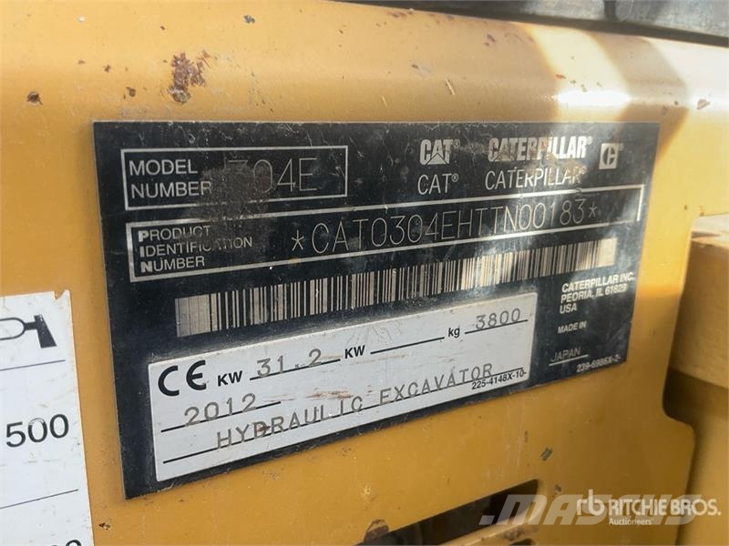 CAT 304E Mini Excavator Mini bageri <7t