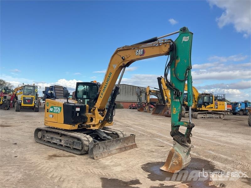 CAT 308 CR Tracked Excavator Kāpurķēžu ekskavatori