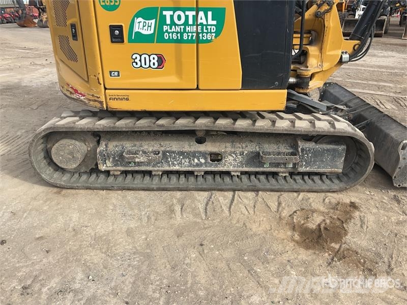 CAT 308 CR Tracked Excavator Kāpurķēžu ekskavatori