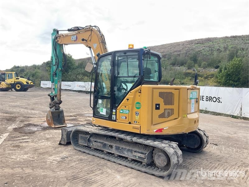 CAT 308 CR Tracked Excavator Kāpurķēžu ekskavatori
