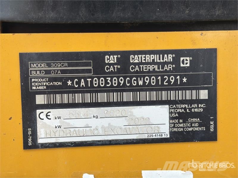 CAT 309 CR Tracked Excavator Bageri gusjeničari