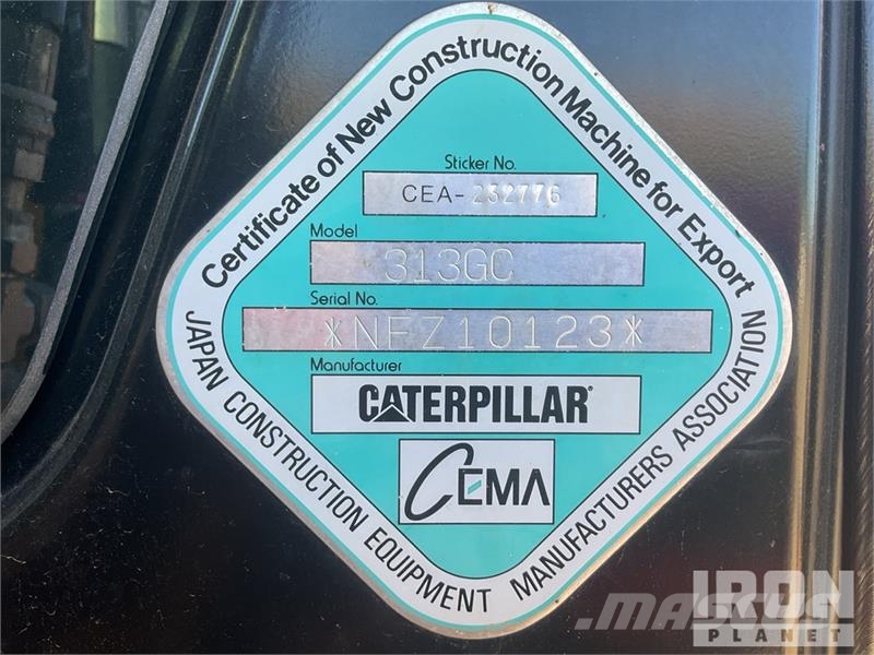 CAT 313GC Tracked Excavator حفارات زحافة
