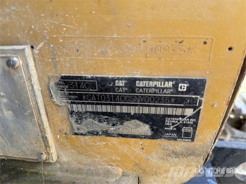 CAT 314 C Tracked Excavator Bagri goseničarji