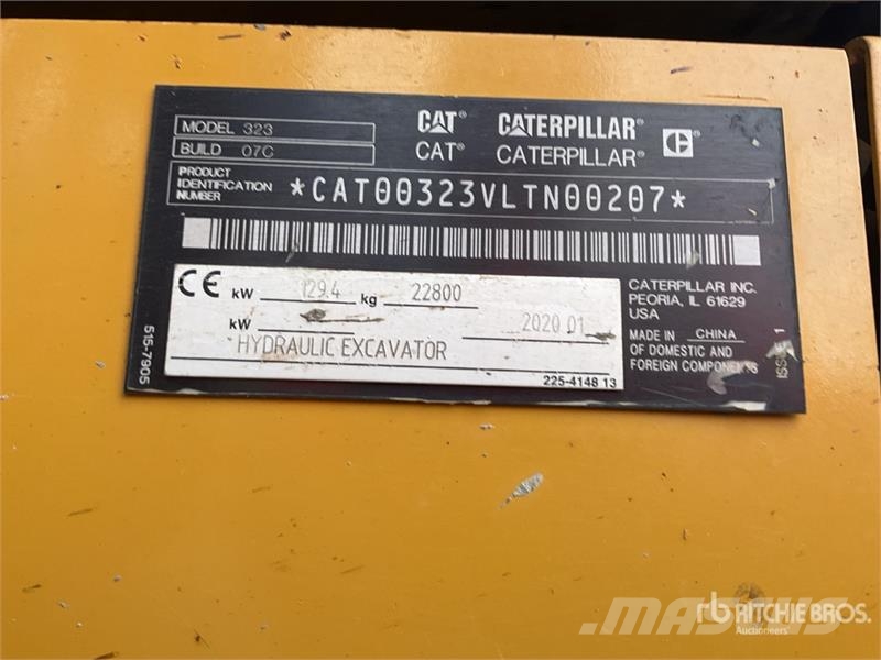 CAT 323 Bageri guseničari